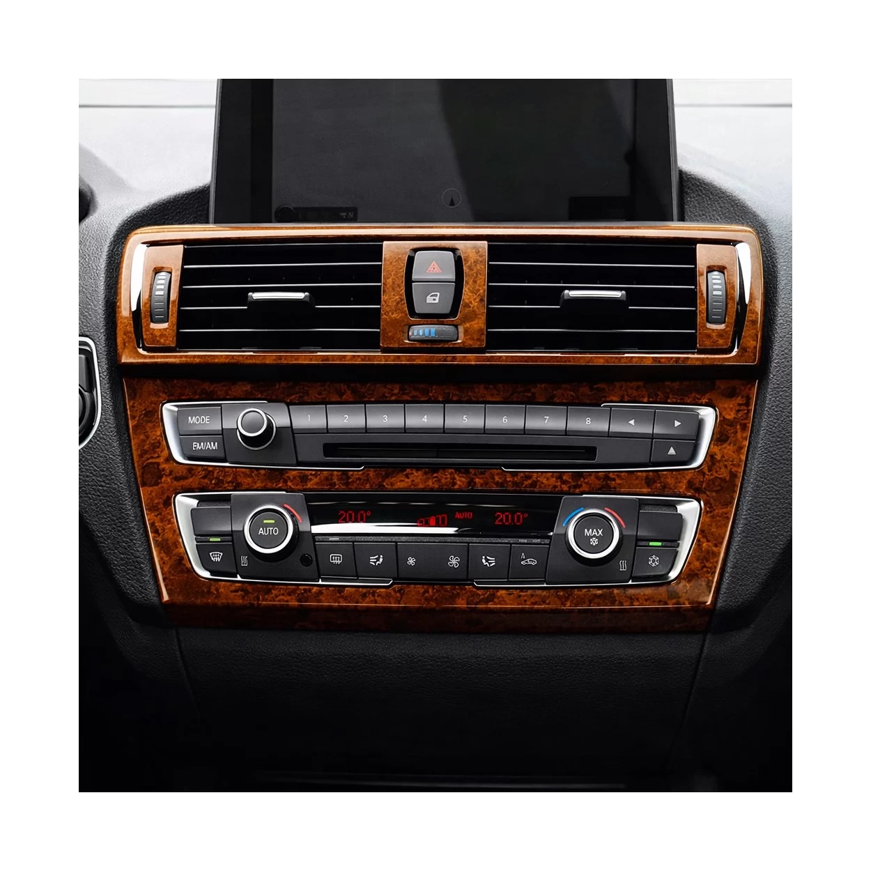 BMW 1-Series 2012–2019 F20 F21 3D Interior Dashboard Trim Kit Dash Trim Dekor 4-Parts