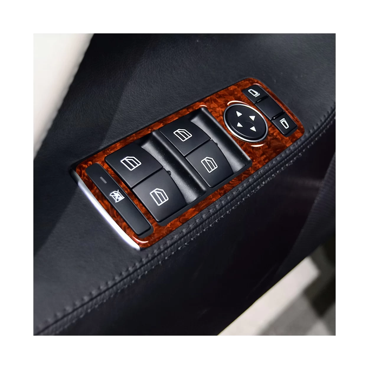 Tesla Model S Model X 2012-2020 Interior Dashboard Trim Kit Dash Trim Dekor 4-Parts