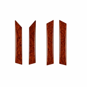 Tesla Model S Model X 2012-2020 Interior Dashboard Trim Kit Dash Trim Dekor 4-Parts