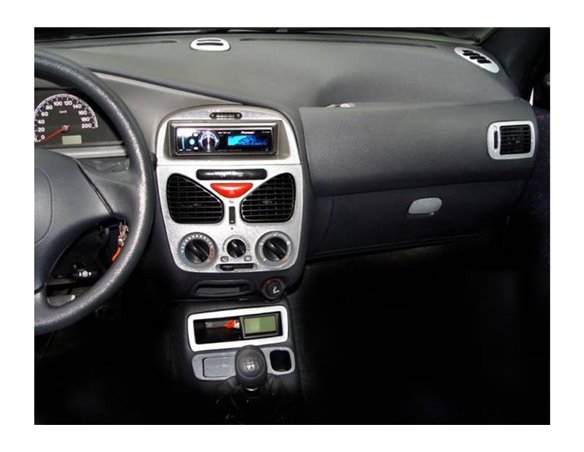 Peugeot 206 10.98-09.01 3M 3D Car Tuning Interior Tuning Interior Customisation UK Right Hand Drive Australia Dashboard Trim Kit