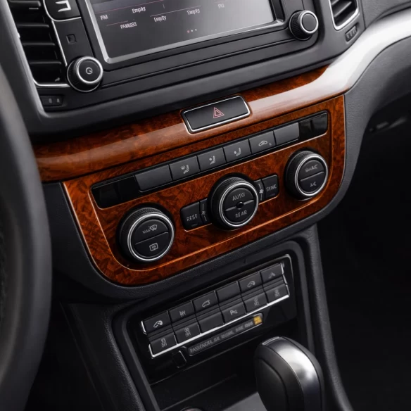 Volkswagen Sharan 2010-2023 3D Interior Dashboard Trim Kit Dash Trim Dekor 4-Parts