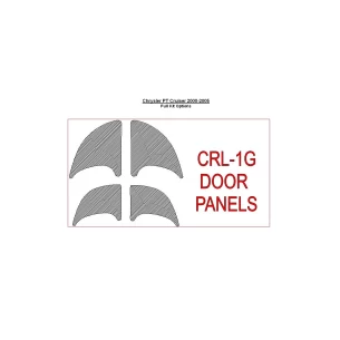 Chrysler PT Cruiser 2001-2005 Door panels, 4 Parts set Interior BD Dash Trim Kit