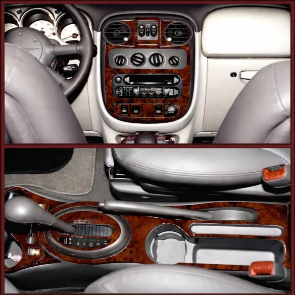 Chrysler PT Cruiser 2001-2005 Full Set, With Power Mirrors, Automatic Gearbox, 24 Parts set Interior BD Dash Trim Kit