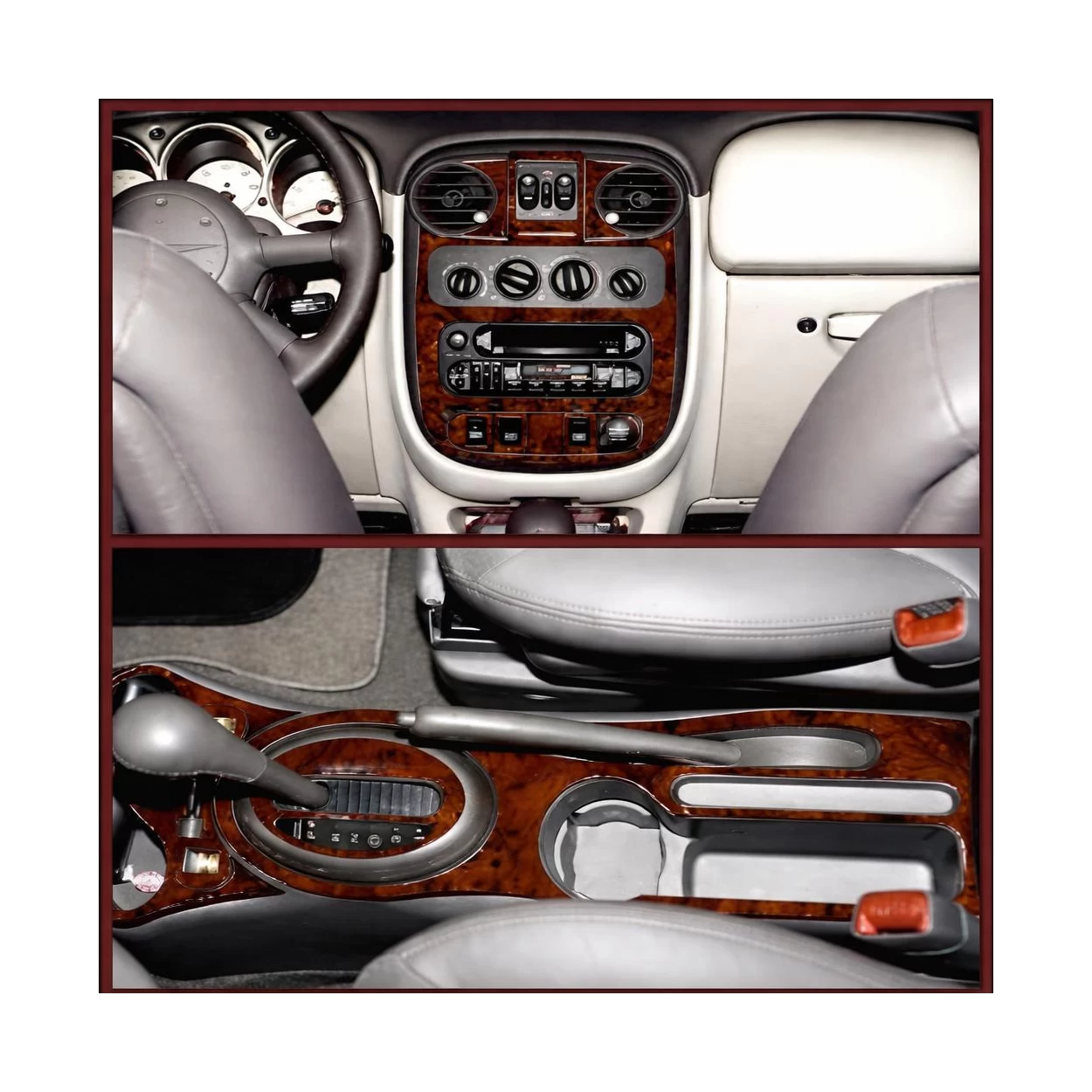 Chrysler PT Cruiser 2001-2005 Full Set, With Power Mirrors, Automatic Gearbox, 24 Parts set Interior BD Dash Trim Kit