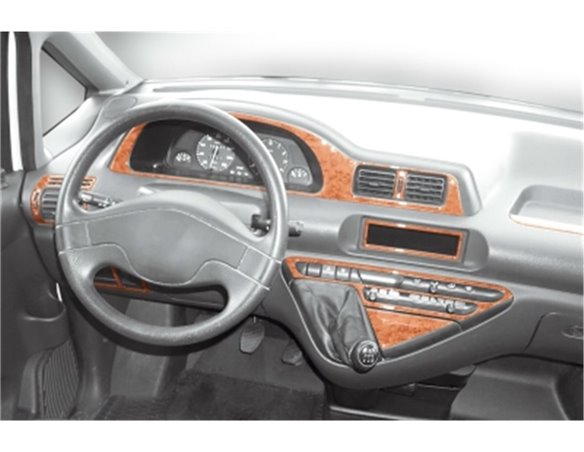 Peugeot 307 02.04-12.08 3M 3D Car Tuning Interior Tuning Interior Customisation UK Right Hand Drive Australia Dashboard Trim Kit