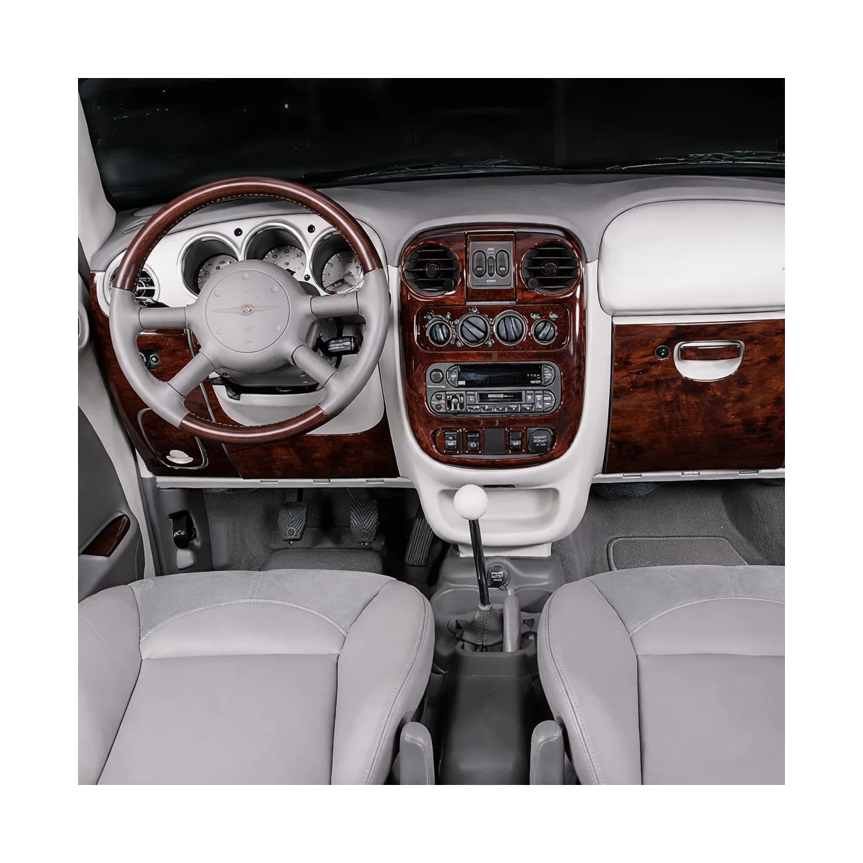 Chrysler PT Cruiser 2001-2005 Full Set, Without Power Mirrors, Automatic Gearbox, 24 Parts set Interior BD Dash Trim Kit