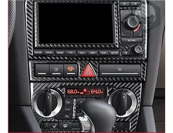 Audi A3 Typ 8P 2006-2014 3D Interior Dashboard Trim Kit Dash Trim Dekor 31-Parts - 1 - Interior Dash Trim Kit