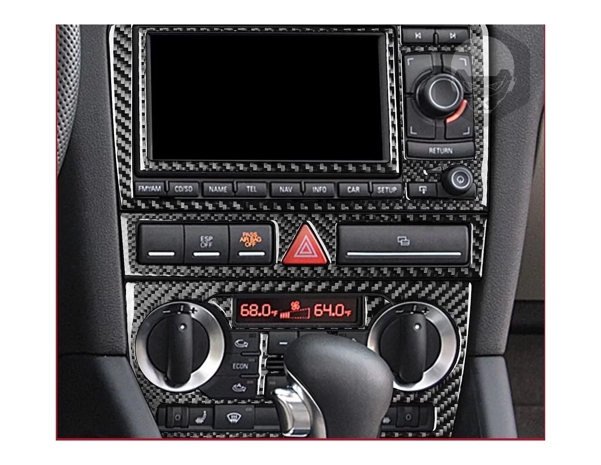 Audi A3 Typ 8P 2006-2014 3D Interior Dashboard Trim Kit Dash Trim Dekor 31-Parts - 1 - Interior Dash Trim Kit