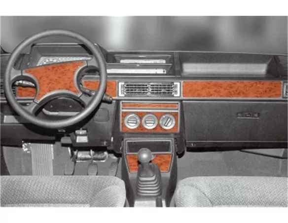 Fiat Tipo 01.91-05.95 3D Interior Dashboard Trim Kit Dash Trim Dekor 22-Parts - 1 - Interior Dash Trim Kit