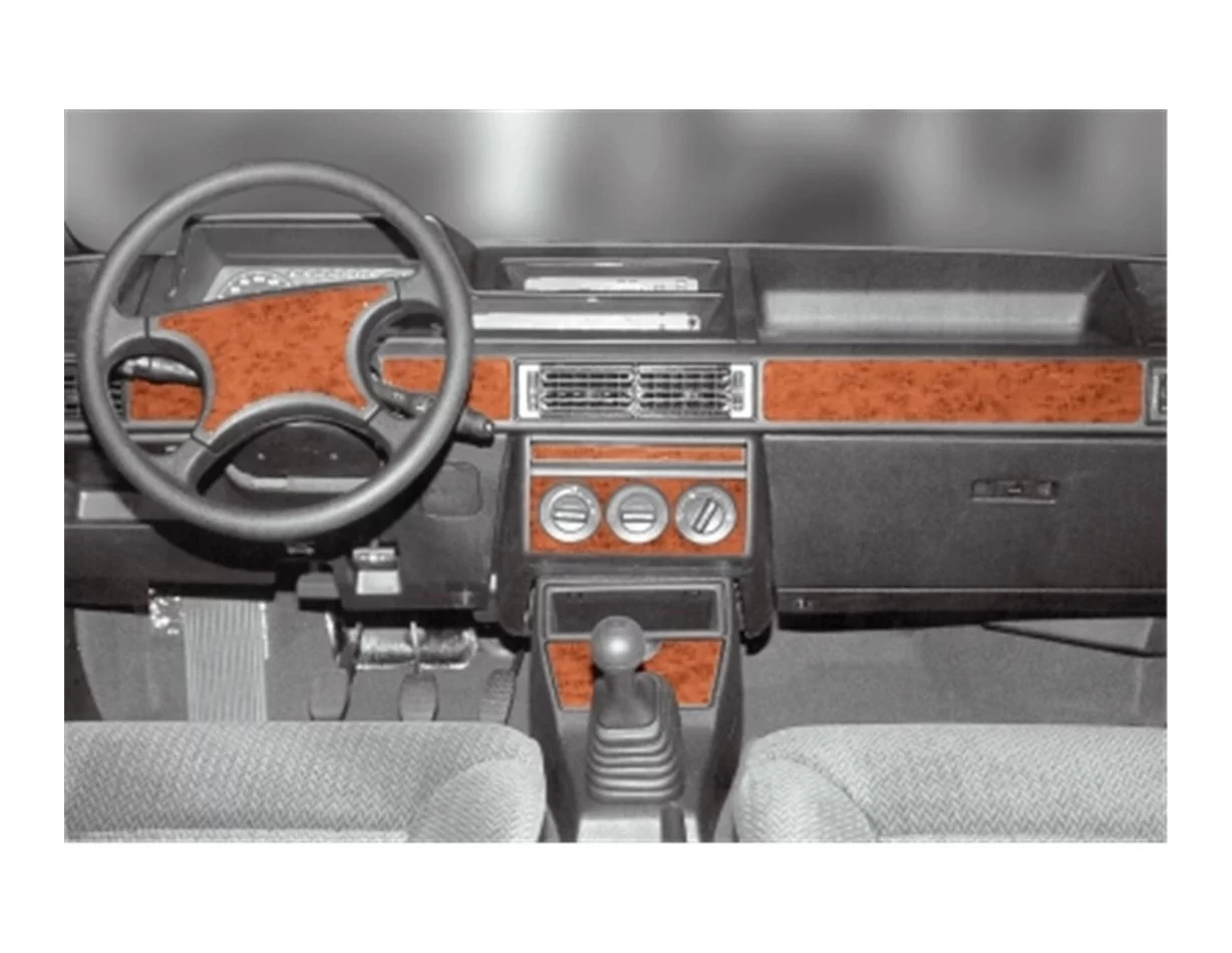 Fiat Tipo 01.91-05.95 3D Interior Dashboard Trim Kit Dash Trim Dekor 22-Parts - 1 - Interior Dash Trim Kit