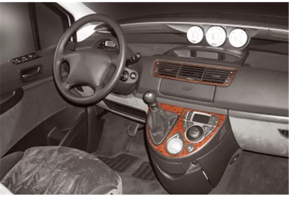 Fiat Ulysse 02.2002 3D Interior Dashboard Trim Kit Dash Trim Dekor 4-Parts - 1 - Interior Dash Trim Kit Fiat Ulysse 02.2002 3D Interior Dashboard Trim Kit Dash Trim Dekor 4-Parts - 1 - Interior Dash Trim Kit