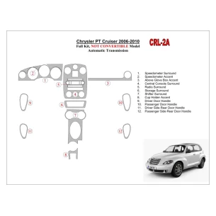 Chrysler PT Cruiser 2006-UP Full Set Interior BD Dash Trim Kit 2