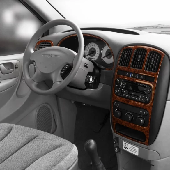 Chrysler Voyager 03.01-09.07 3D Interior Dashboard Trim Kit Dash Trim Dekor 7-Parts