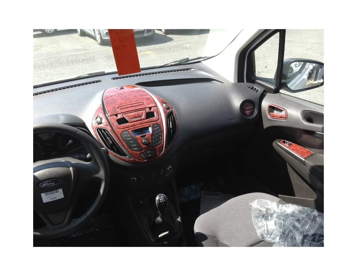 Ford Courier 01.2014 3D Interior Dashboard Trim Kit Dash Trim Dekor 29-Parts - 1 - Interior Dash Trim Kit