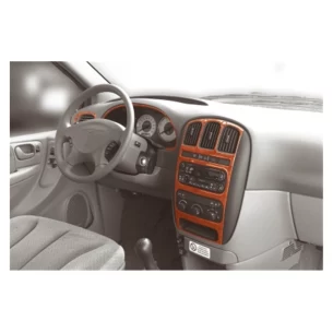 Chrysler Voyager 03.01-09.07 3D Interior Dashboard Trim Kit Dash Trim Dekor 7-Parts