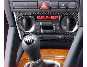 Audi A3 Typ 8P 2006-2014 3D Interior Dashboard Trim Kit Dash Trim Dekor 31-Parts - 4 - Interior Dash Trim Kit
