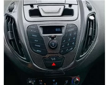 Ford Courier 01.2014 3D Interior Dashboard Trim Kit Dash Trim Dekor30-Parts