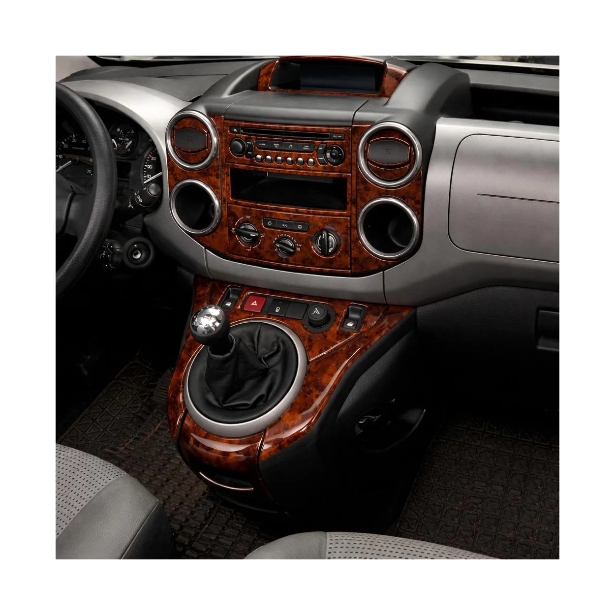 Citroen Berlingo 08.2008 3D Interior Dashboard Trim Kit Dash Trim Dekor 40-Parts