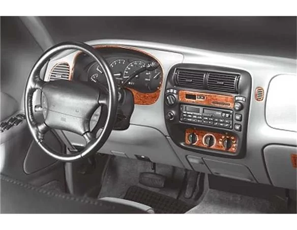 Ford Explorer 11.93-05.95 3D Interior Dashboard Trim Kit Dash Trim Dekor 16-Parts - 1 - Interior Dash Trim Kit