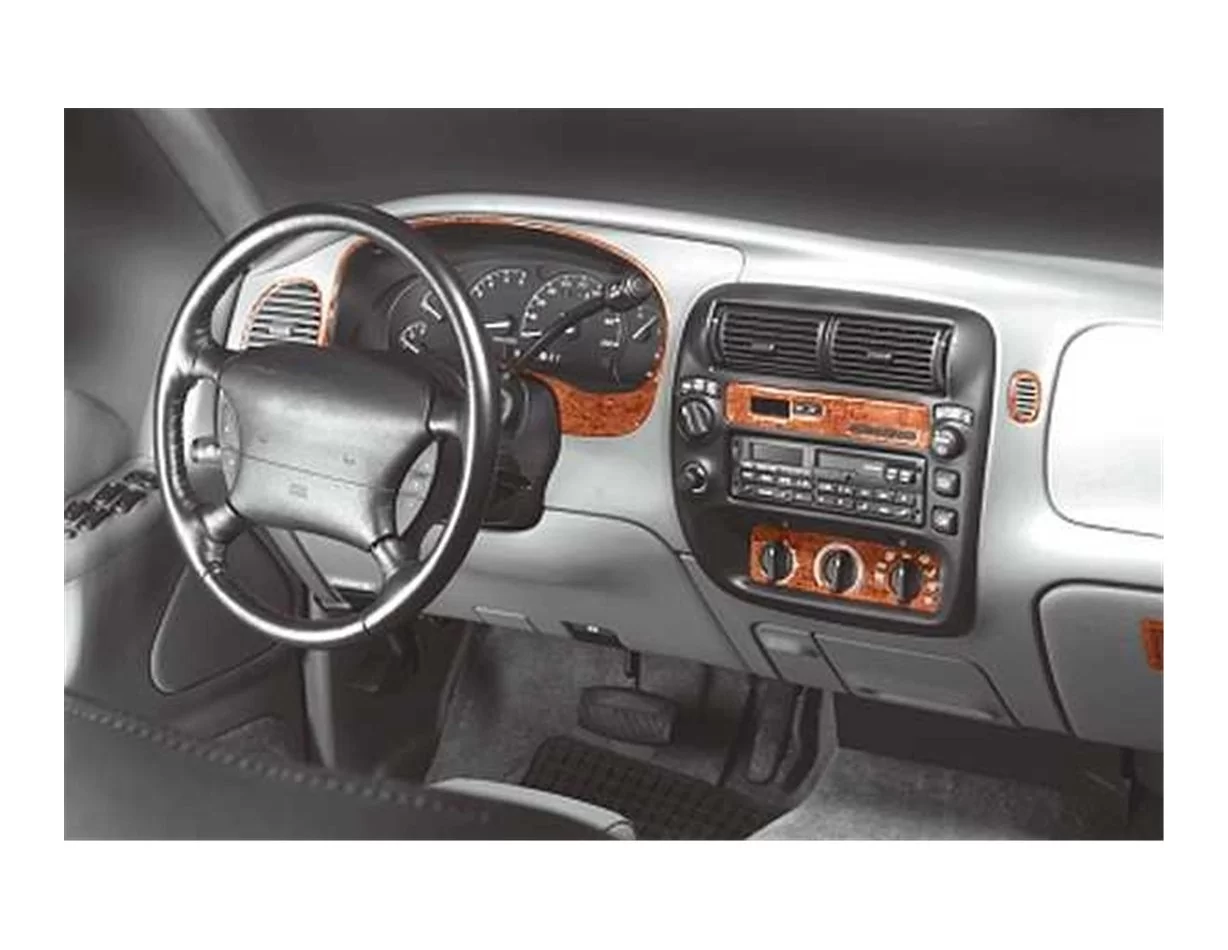Ford Explorer 11.93-05.95 3D Interior Dashboard Trim Kit Dash Trim Dekor 16-Parts - 1 - Interior Dash Trim Kit