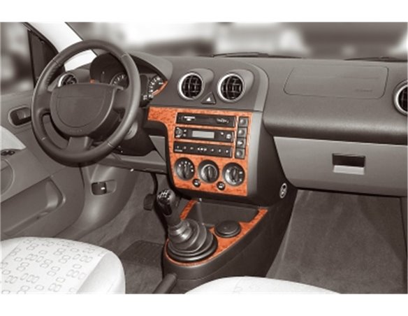 Renault Clio-4 09.2012 3M 3D Car Tuning Interior Tuning Interior Customisation UK Right Hand Drive Australia Dashboard Trim Kit 