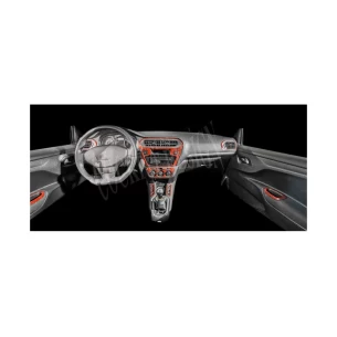 Citroen Elys?e 01.2010 3D Interior Dashboard Trim Kit Dash Trim Dekor 12-Parts