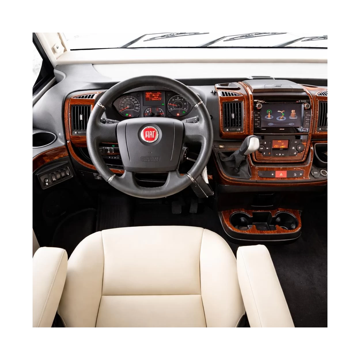 Citroen Jumper 2014 3D Interior Dashboard Trim Kit Dash Trim Dekor 25-Parts