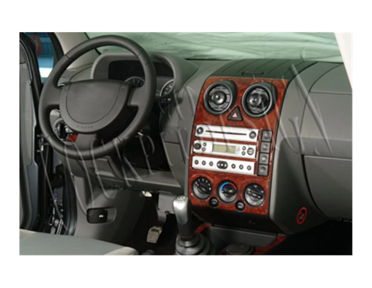 Ford Fusion 06.02-08.05 3D Interior Dashboard Trim Kit Dash Trim Dekor 5-Parts - 1 - Interior Dash Trim Kit