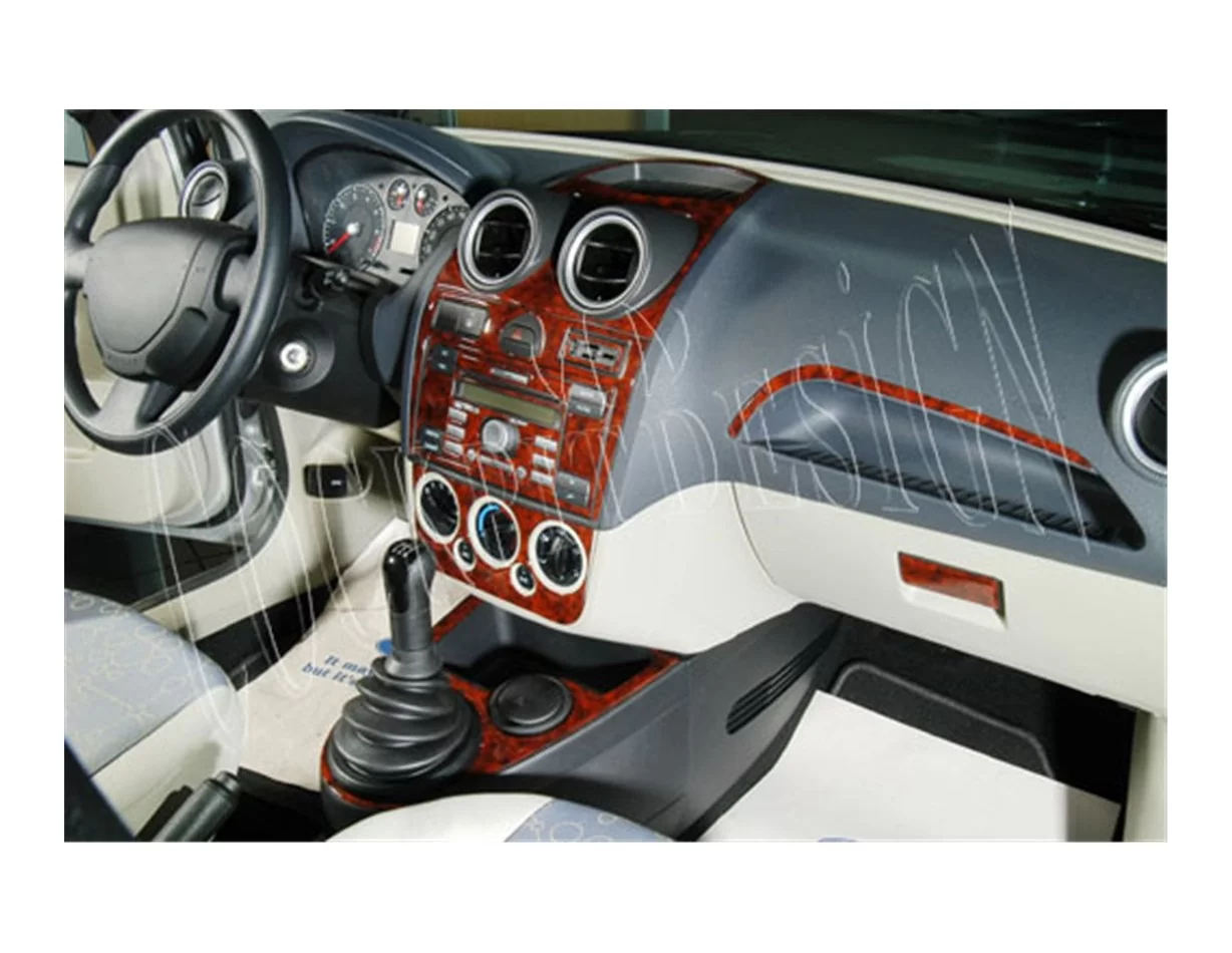 Ford Fusion 09.05-09.10 3D Interior Dashboard Trim Kit Dash Trim Dekor 9-Parts - 1 - Interior Dash Trim Kit