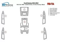 Ford Fusion 2013-UP Full Set, With Touch screen, Over OEM Main Interior Kit Interior BD Dash Trim Kit - 1 - Interior Dash Trim K Ford Fusion 2013-UP Full Set, With Touch screen, Over OEM Main Interior Kit Interior BD Dash Trim Kit - 1 - Interior Dash Trim K