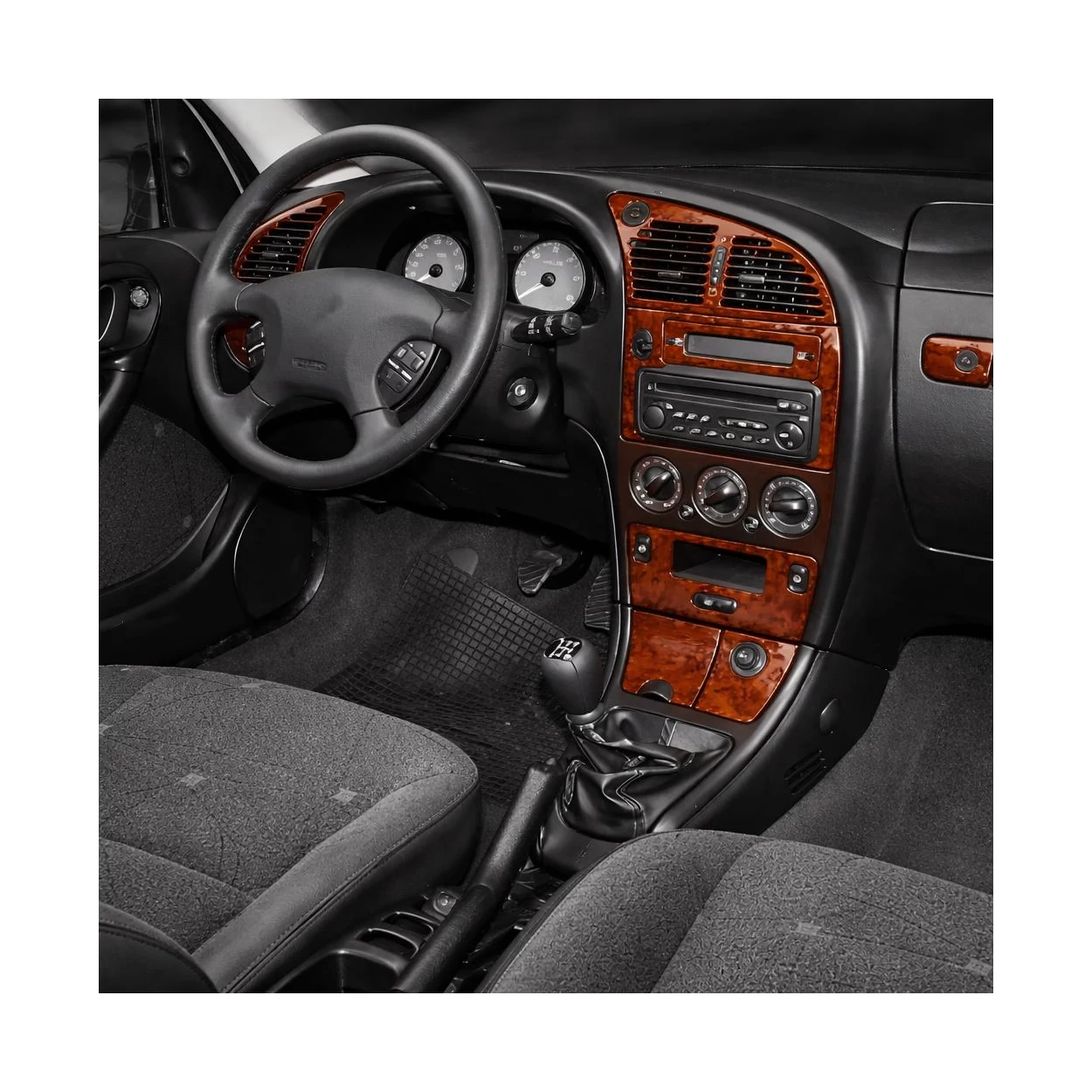 Citroen Xsara II 11.1999 3D Interior Dashboard Trim Kit Dash Trim Dekor 18-Parts