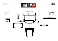 Ford Kuga I 2008-2013 3D Interior Dashboard Trim Kit Dash Trim Dekor 12-Parts - 2 - Interior Dash Trim Kit Ford Kuga I 2008-2013 3D Interior Dashboard Trim Kit Dash Trim Dekor 12-Parts - 2 - Interior Dash Trim Kit