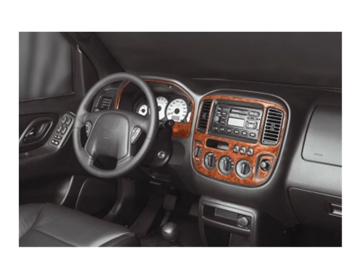Ford Maverick 01.2001 3D Interior Dashboard Trim Kit Dash Trim Dekor 6-Parts - 1 - Interior Dash Trim Kit