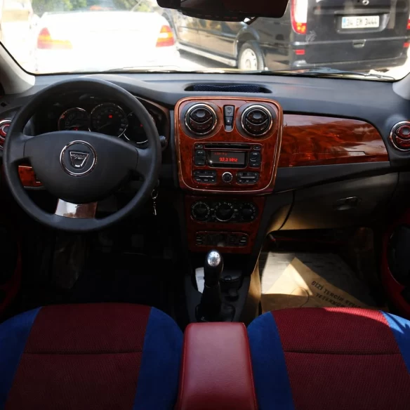 Dacia Dokker 01.2013 3D Interior Dashboard Trim Kit Dash Trim Dekor 21-Parts