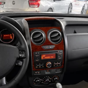 Dacia Duster 01.2013 3D Interior Dashboard Trim Kit Dash Trim Dekor 13-Parts
