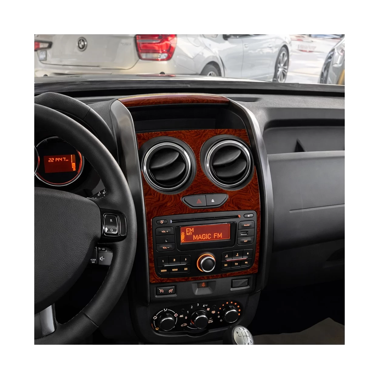 Dacia Duster 01.2013 3D Interior Dashboard Trim Kit Dash Trim Dekor 13-Parts