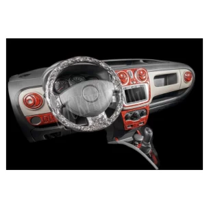 Dacia Lodgy 01.2010 3D Interior Dashboard Trim Kit Dash Trim Dekor 17-Parts
