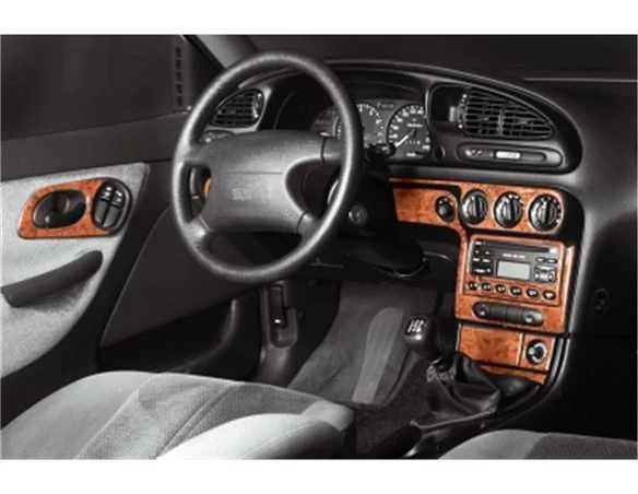 Ford Mondeo 10.96-09.00 3D Interior Dashboard Trim Kit Dash Trim Dekor 18-Parts - 1 - Interior Dash Trim Kit