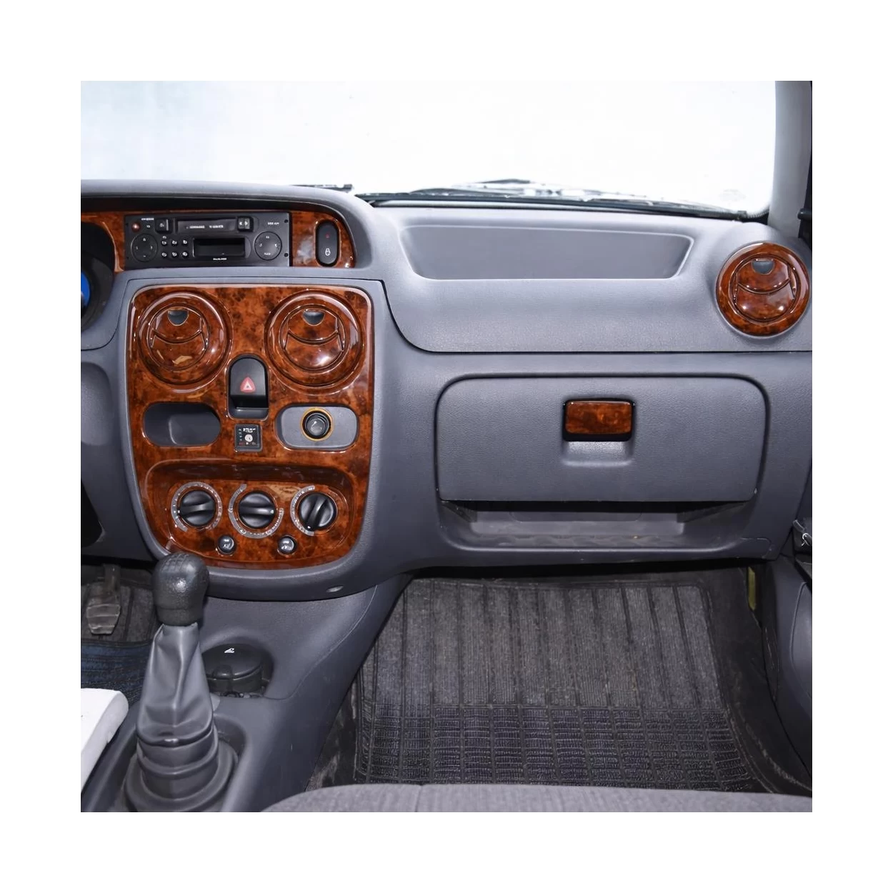 Dacia Solenza 04.2004 3D Interior Dashboard Trim Kit Dash Trim Dekor 27-Parts