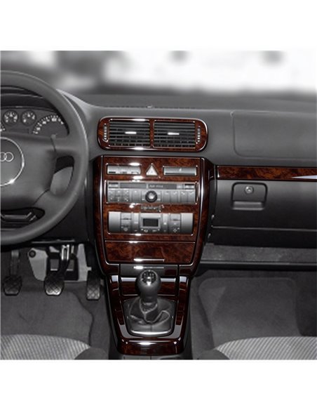 Audi A3 Typ 8L 08.00-03.03 3D Interior Dashboard Trim Kit Dash Trim Dekor 7-Parts