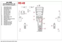 Ford Mustang 2010-UP Basic Set, Without NAVI Interior BD Dash Trim Kit - 1 - Interior Dash Trim Kit Ford Mustang 2010-UP Basic Set, Without NAVI Interior BD Dash Trim Kit - 1 - Interior Dash Trim Kit