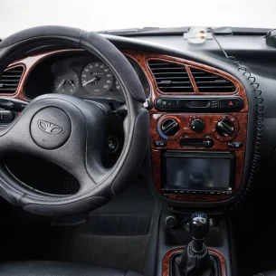 Daewoo Lanos 05.1997 3D Interior Dashboard Trim Kit Dash Trim Dekor 11-Parts