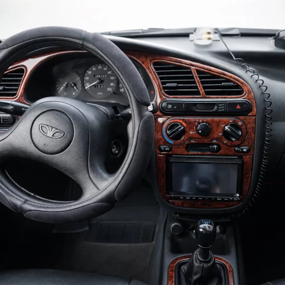 Daewoo Lanos 05.1997 3D Interior Dashboard Trim Kit Dash Trim Dekor 11-Parts