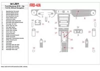 Ford Mustang 2010-UP Full Set, Without NAVI Interior BD Dash Trim Kit - 1 - Interior Dash Trim Kit Ford Mustang 2010-UP Full Set, Without NAVI Interior BD Dash Trim Kit - 1 - Interior Dash Trim Kit