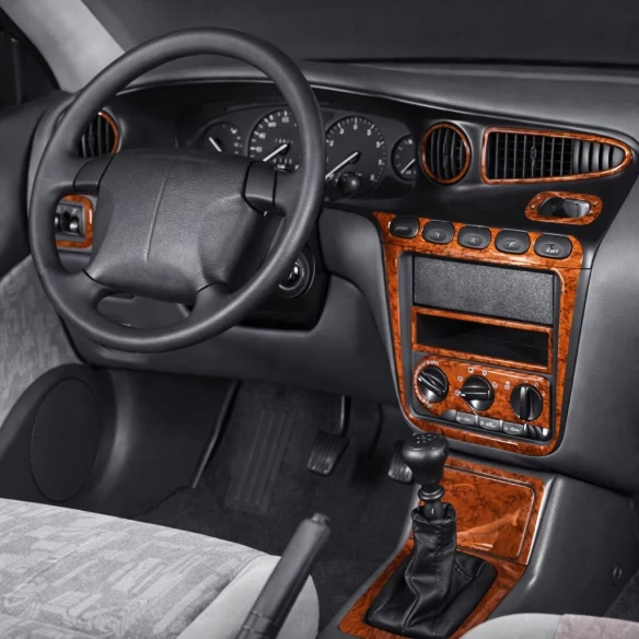 Daewoo Leganza 09.1997 3D Interior Dashboard Trim Kit Dash Trim Dekor 18-Parts