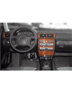Audi A3 Typ 8L 08.00-03.03 3D Interior Dashboard Trim Kit Dash Trim Dekor 7-Parts