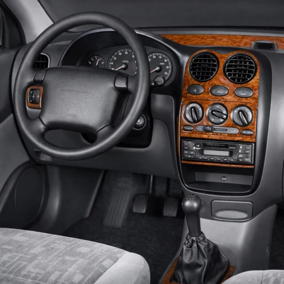 Daewoo Matiz 08.98-01.05 3D Interior Dashboard Trim Kit Dash Trim Dekor 11-Parts