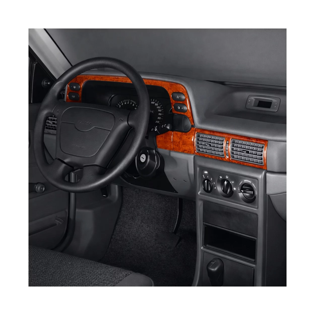 Daewoo Nexia 02.95-05.97 3D Interior Dashboard Trim Kit Dash Trim Dekor 12-Parts