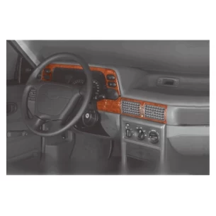 Daewoo Nexia 02.95-05.97 3D Interior Dashboard Trim Kit Dash Trim Dekor 12-Parts