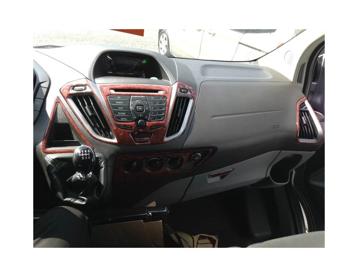 Ford Transit 01.2014 3D Interior Dashboard Trim Kit Dash Trim Dekor 23-Parts - 1 - Interior Dash Trim Kit